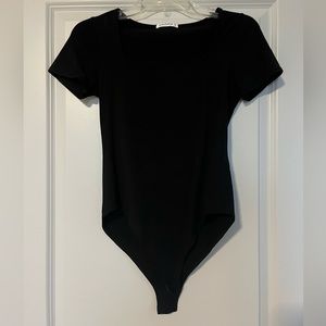 black amazon bodysuit
